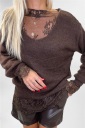 maglioncino e maglia in pizzo lace